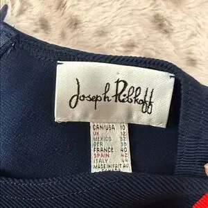 Joseph Ribkoff | Dresses | Joseph Ribkoff Navy And Red Colorblock ...